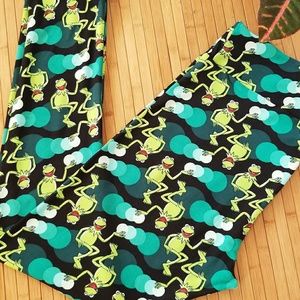 BNWOT Lularoe TC Kermit the Frog Disney Leggings